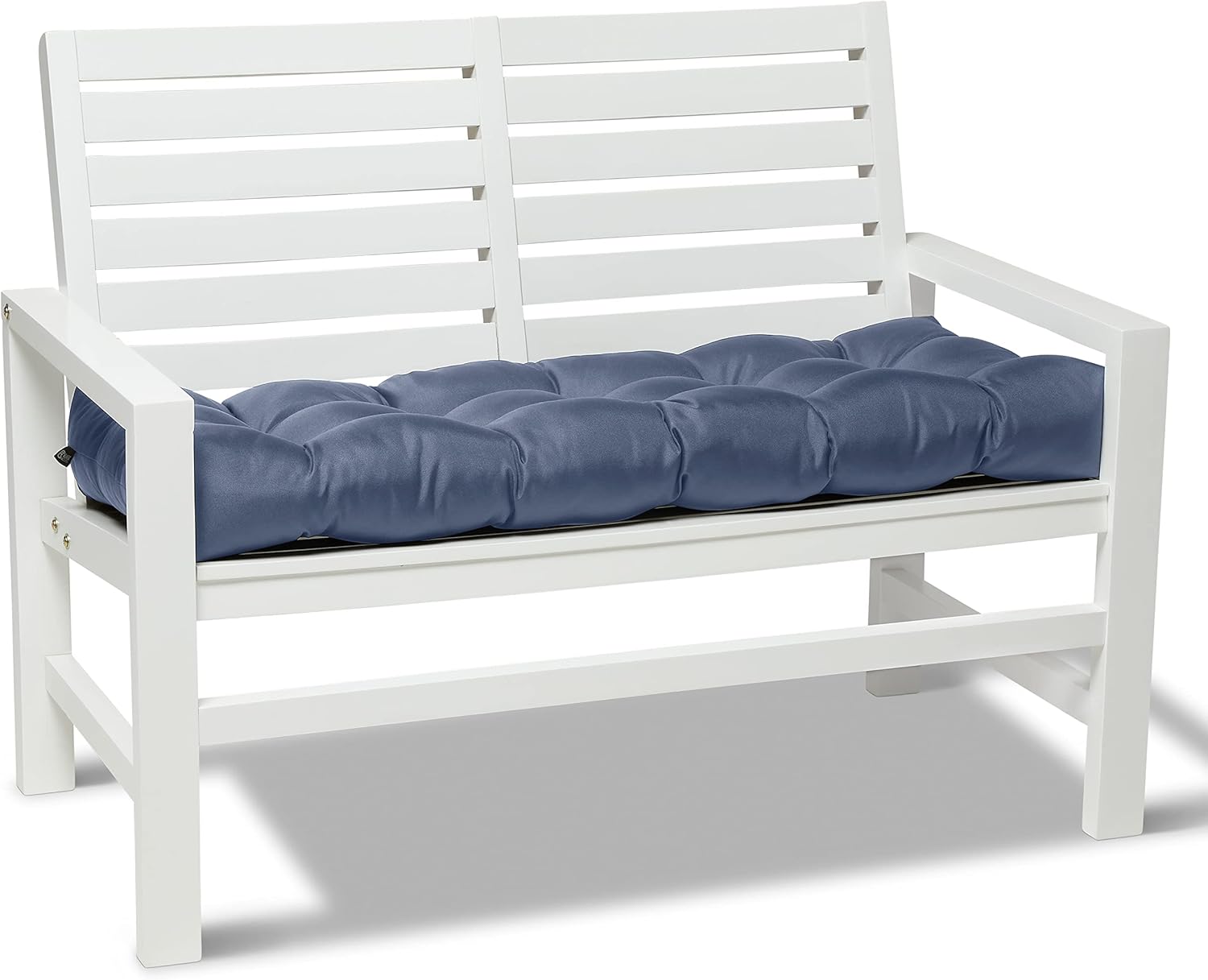 Classic Accessories Water-Resistant Indoor/Outdoor Bench Cushion, 54 x 18 x 5 Inch, Navy, Patio Bench Cushion