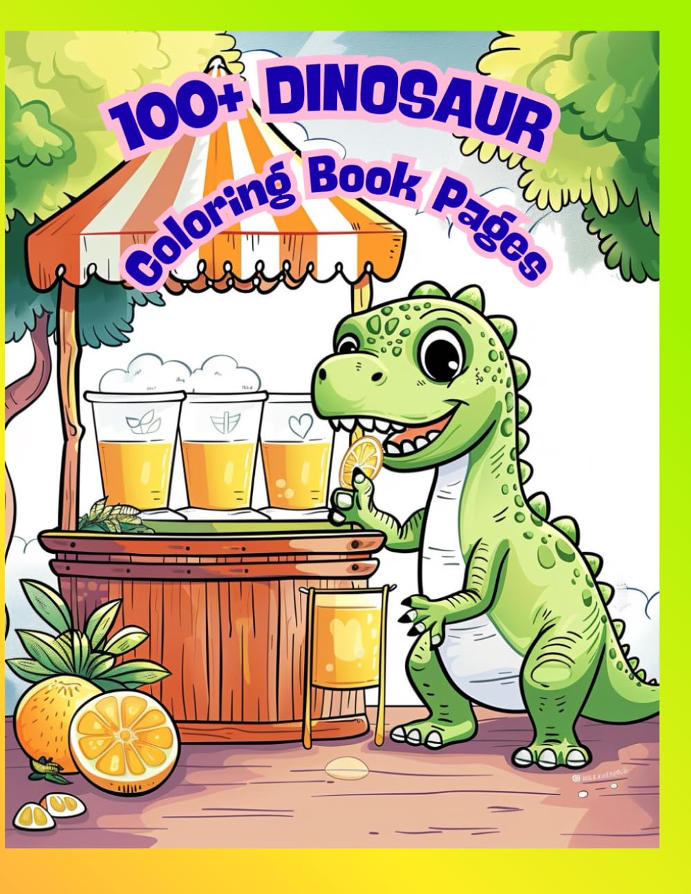 110+ Dinosaur Coloring Book Pages: Fun, Easy & Educational Dinosaur Coloring Book for Kids Ages 3–8