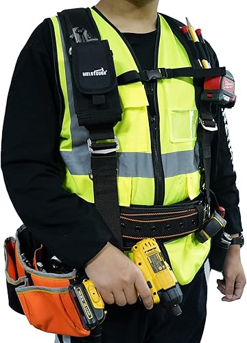 Miniatura 8 de Tirantes para cinturón de herramientas tirantes para bolsa de herramientas tirantes para bolsas tirantes para bolsas de uñas carpintero tirantes