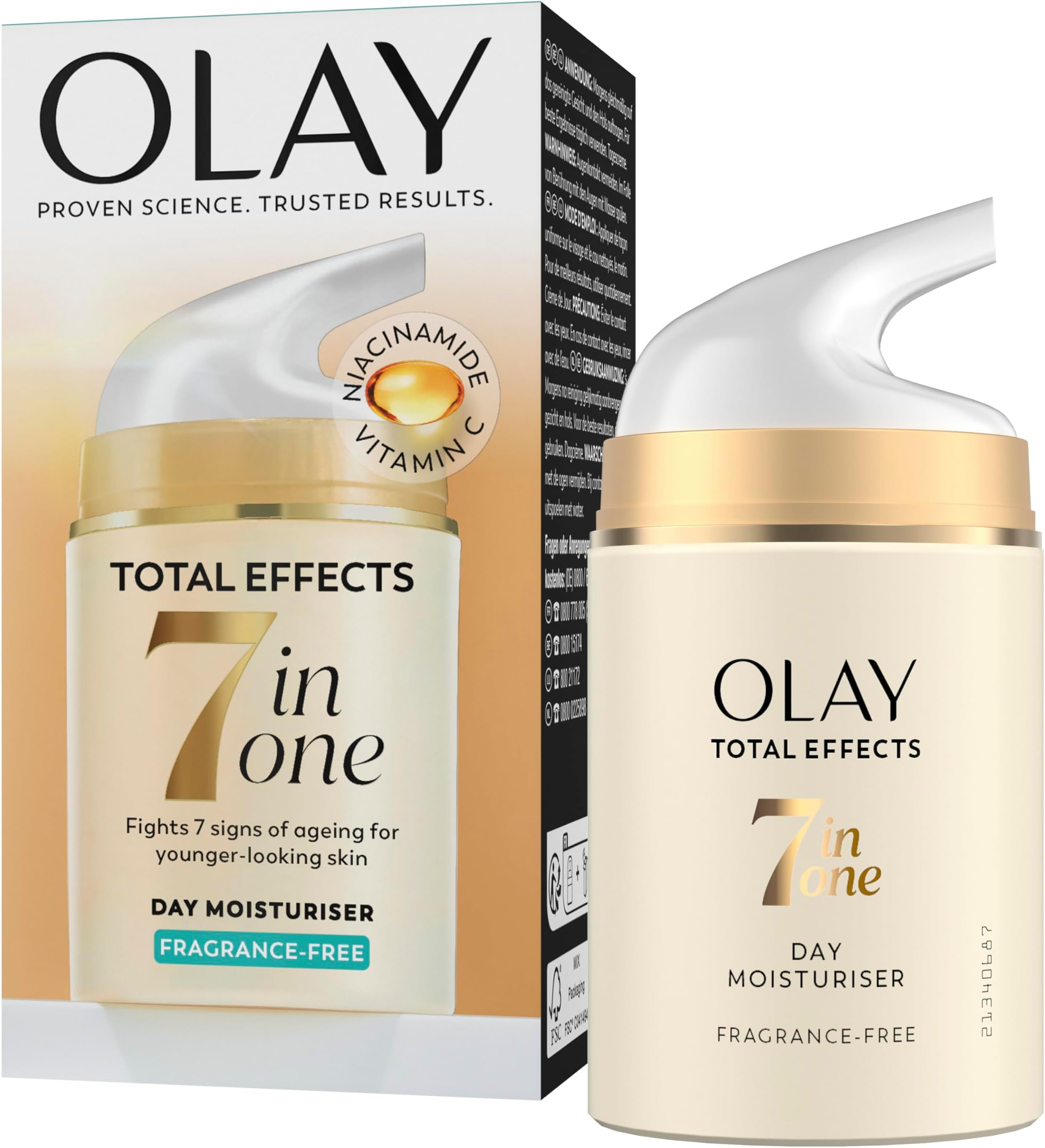Olaz - Total Effects 7in1 Hydrating Day Cream Fragrance Free - 50 ML