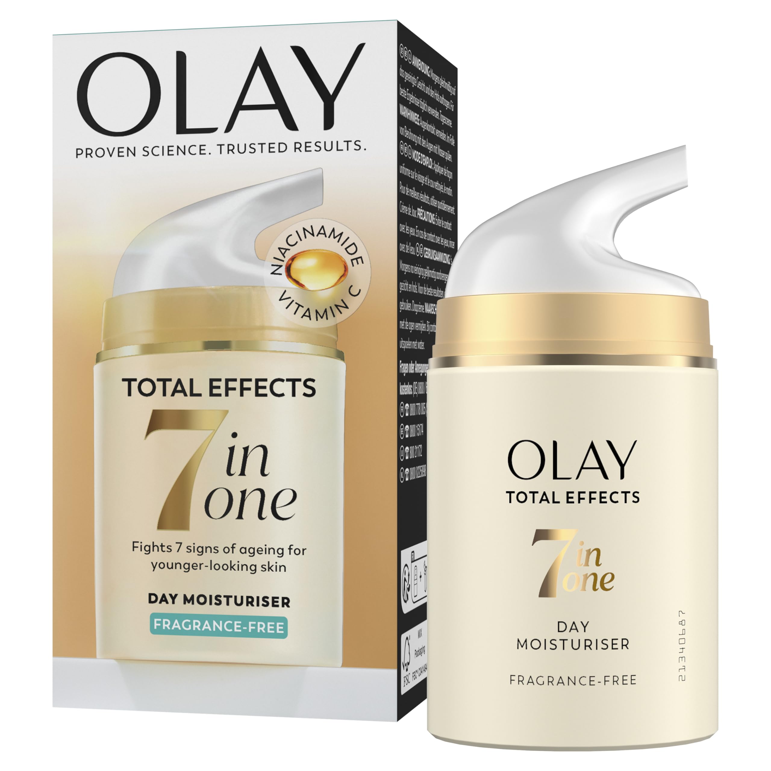 Olaz - Total Effects 7in1 Hydrating Day Cream Fragrance Free - 50 ML