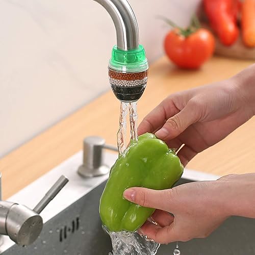 Miniatura 2 de Bluelans Mini grifo de cocina purificador de filtro de agua de carbono, grifo de ahorro de agua de piedra a prueba de fugas, baño de cocina para el