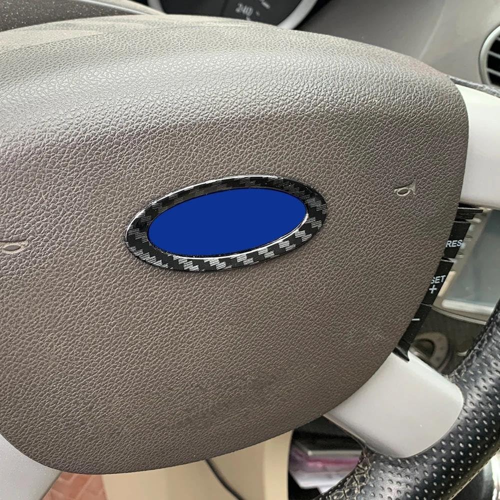 SKINII Rivestimento Interno Porta Auto In ABS Cromato Nero Per Ford Ecosport, Fiesta, MK7 - Set 4 Pezzi Anelli Decorativi Per Chiusura Maniglia - 5