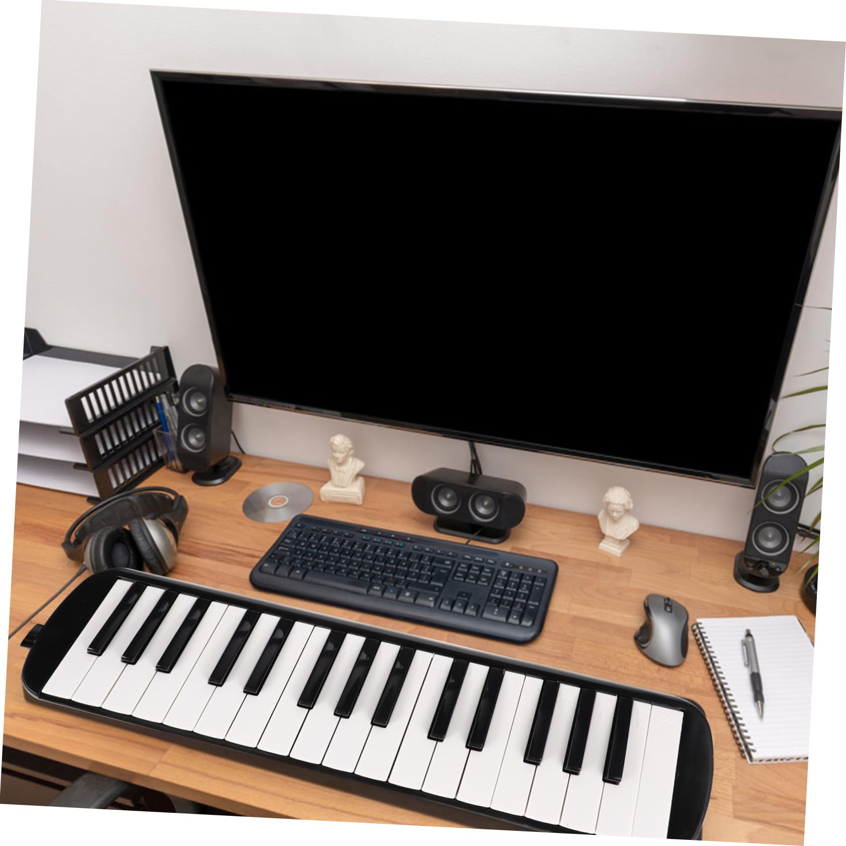 Melódica Profesional Teclas para Principiantes Adultos Instrumento Musical Portátil Seguro y Duradero para Aprendizaje Escolar y