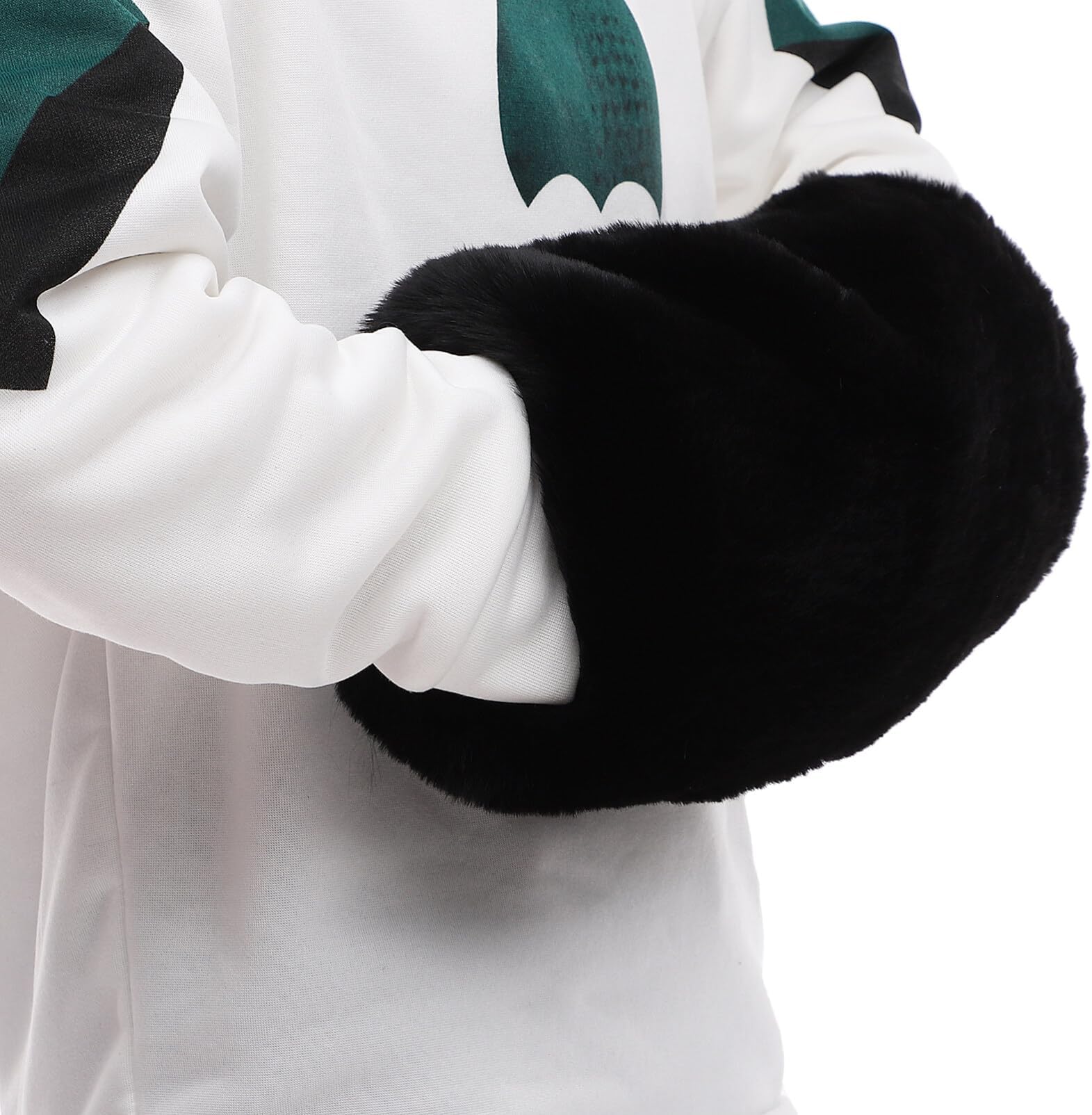 Hand Muffs Thickened Warm Faux Fur Winter Hand Muffs Faux Fur with Ionterior Mittens-Wrist Hand Warmer Gloves Can Keep Your Hand and Wrist Warm