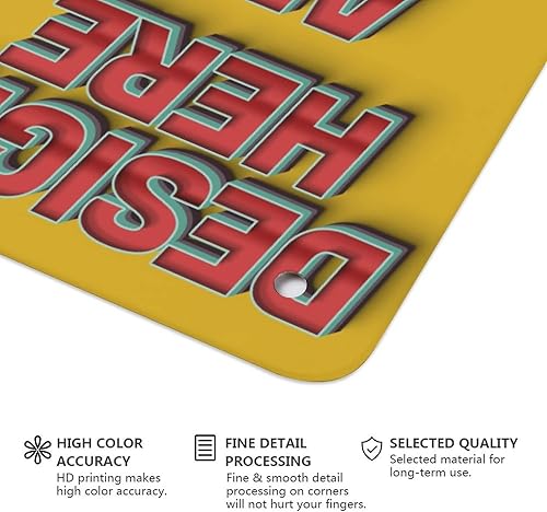 Miniatura 4 de Letreros metálicos personalizados, 12 x 8 pulgadas, póster retro personalizado con foto y texto para decoración de pared al aire libre e interior,