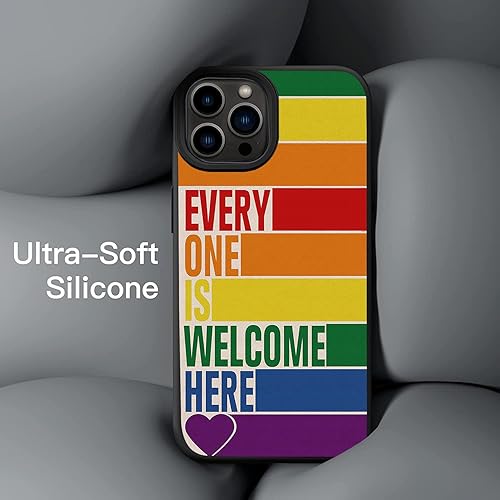 Miniatura 3 de Rainbow - Funda para teléfono LGBTQ Love Pride Gay Lesbiana Bisexual compatible con iPhone 16 15 14 13 12 11 Pro Max Galaxy S25 S24 S23 S22 S21 S20