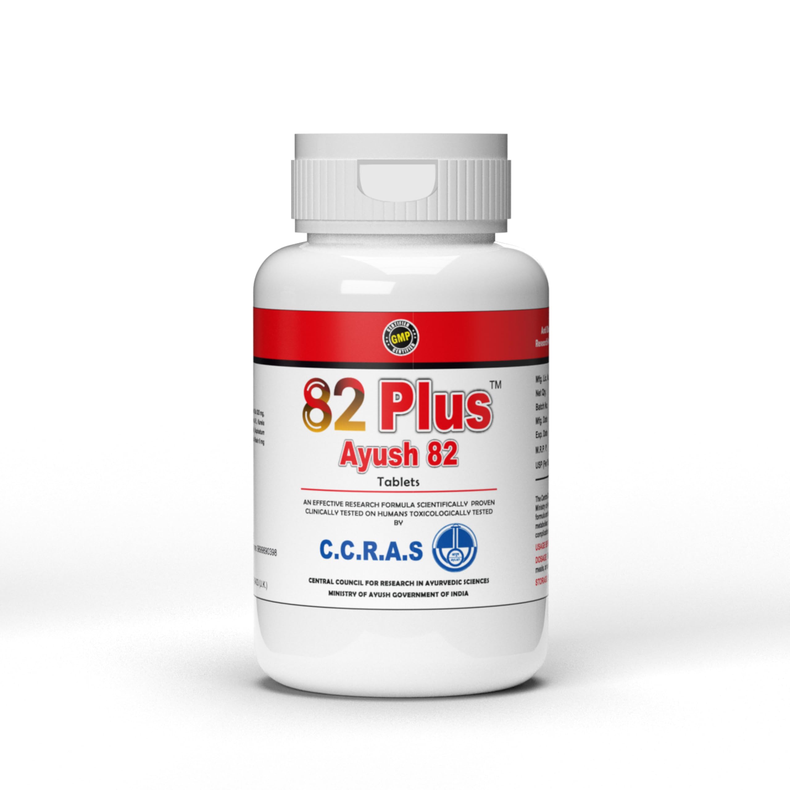 Ayush 82 Plus | Control Diabetes And Blood Sugar Naturally | Approved By Ministry Of Ayush | Made Of Pure Herbs (1 Month Pack) 180 Tablet-picture-30