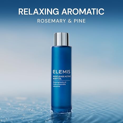 ELEMIS Active Body Concentrate Musclease 100ml, Revitalizing Massage Oil for Tired, Aching Muscles | Revitalizing massage oil for tired aching muscles. Infused with a sea-inspired blend to hydrate skin & relaxes tired muscles.
