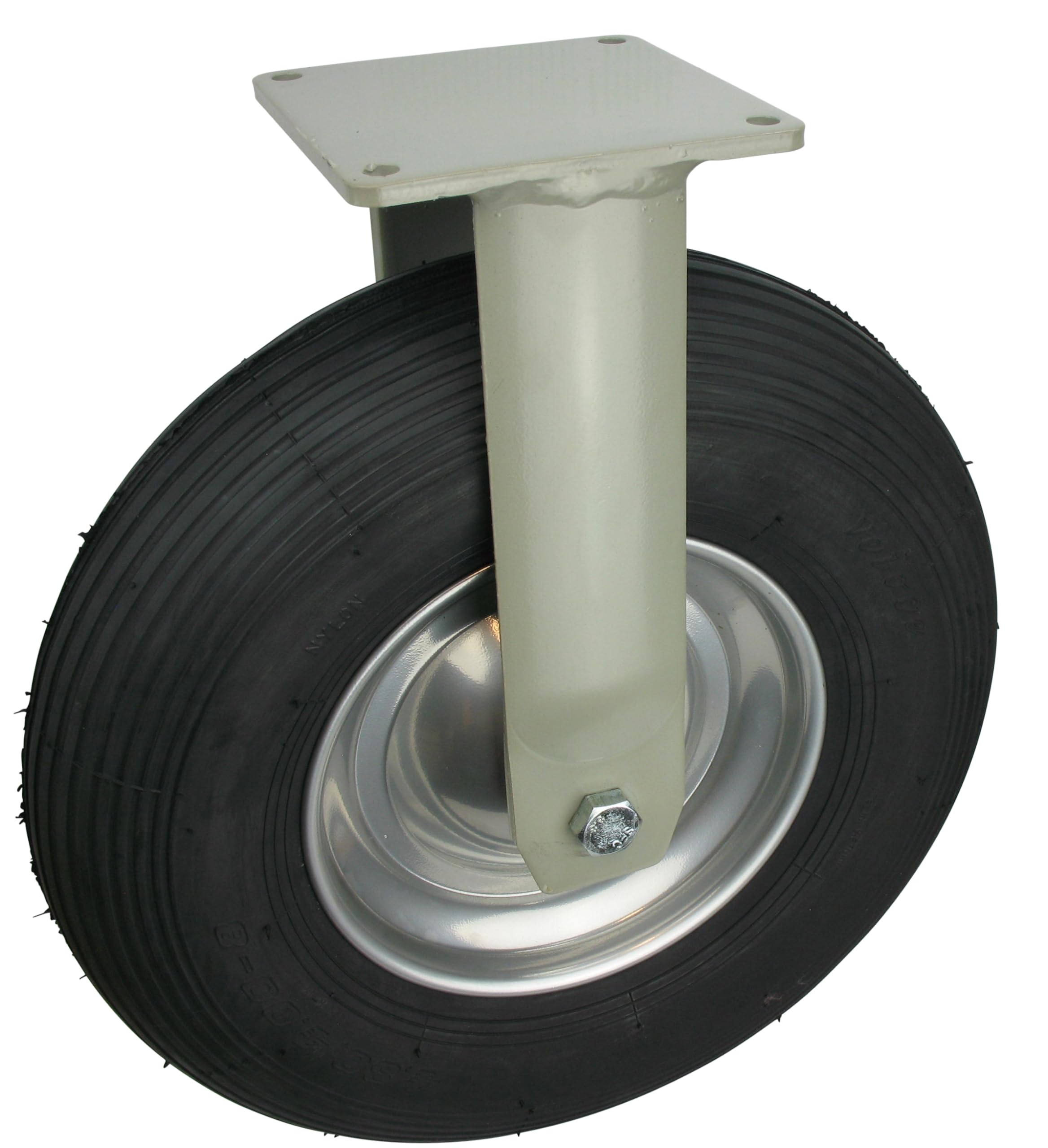 Rollentechnik Rollentechnik Bockrolle Rad Luftreifen Ø300x100 mit Rollenlager & Anschraubplatte Bauhöhe 408mm Tragfähigkeit 200 kg