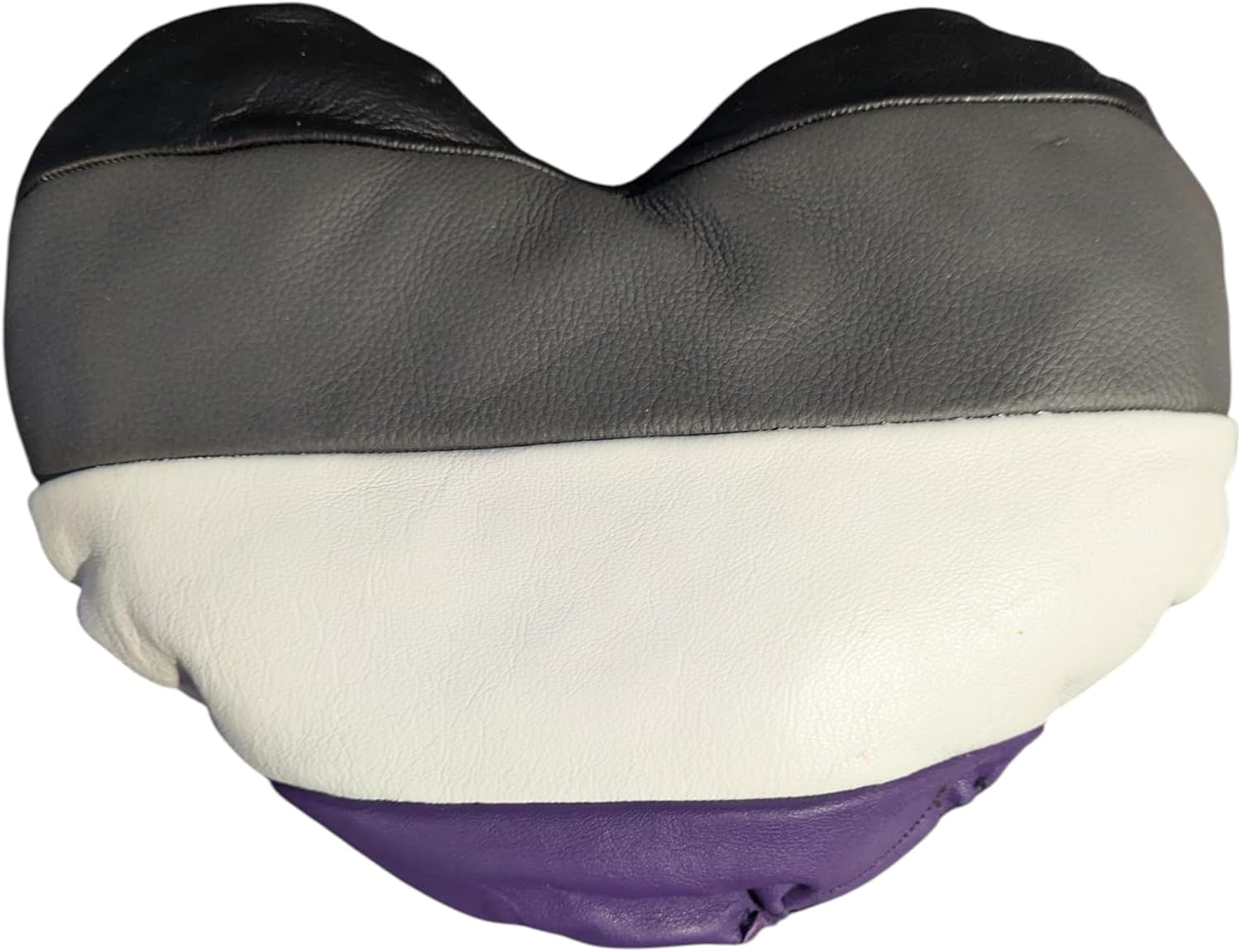 Hand Crafted Pride Flag Leather Aftercare Pillow (Non-Binary)