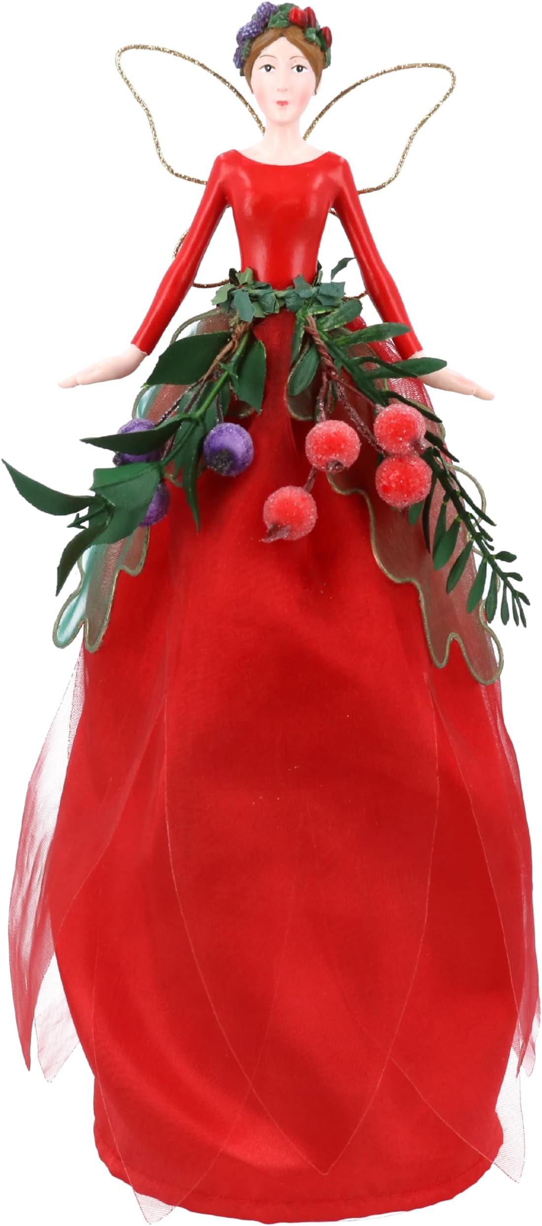 Gisela GrahamResin and Fabric 28 Centimetre Woodland Fairy Tree Topper