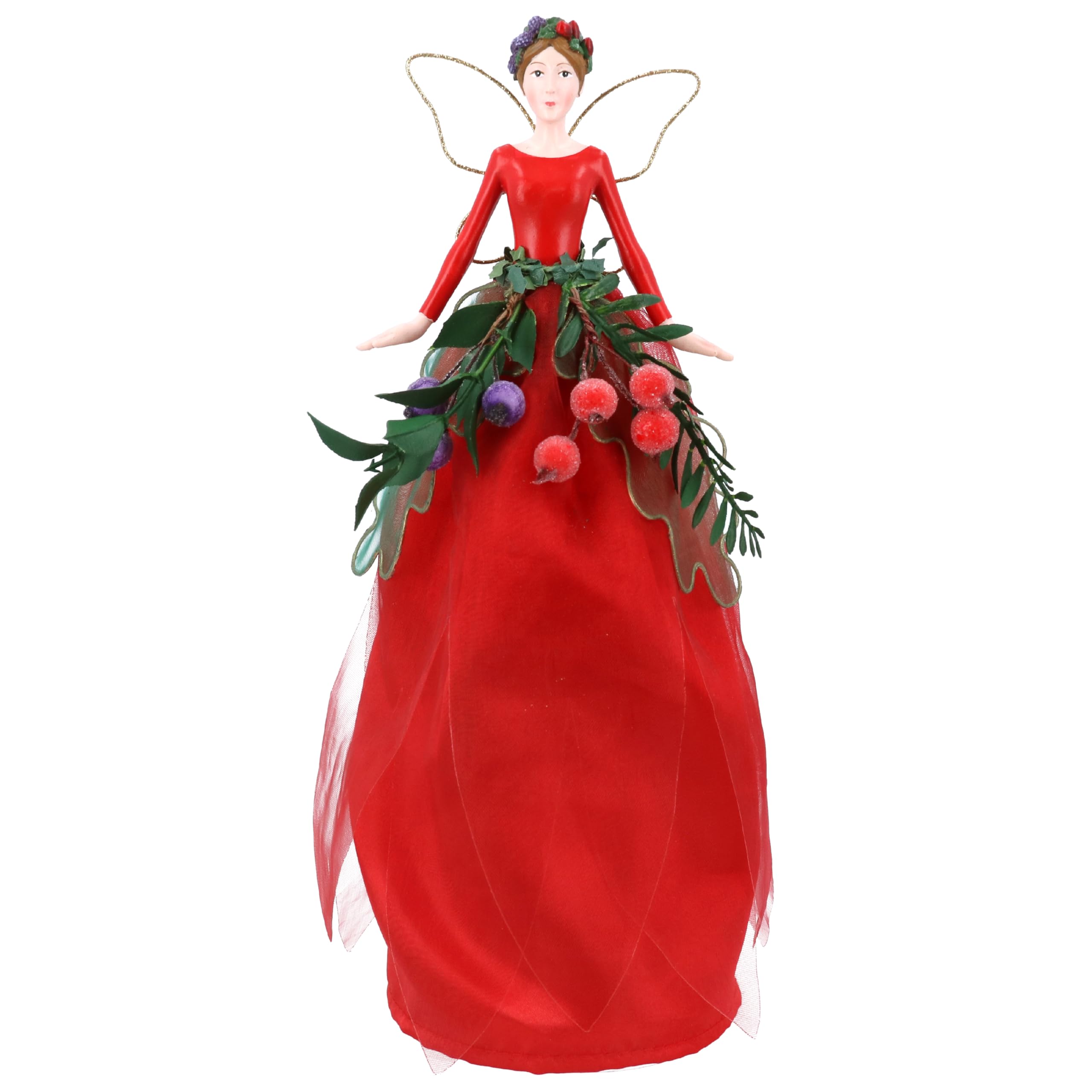 Gisela GrahamResin and Fabric 28 Centimetre Woodland Fairy Tree Topper