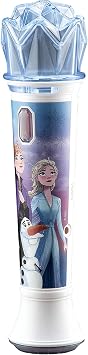 Disney Frozen Sing Along Microphone for Kids, Built in Music, Flashing Lights, Pretend Mic, Toys for Kids