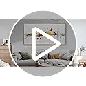 KELIYUAN Large Canvas Wall Art For Living Room Wall Decor For Bedroom Office Murals Decorations Abstract Geometric Drawing Artwork Pictures For Modern Home Decoration Aesthetics Wood Framed 30"X60"