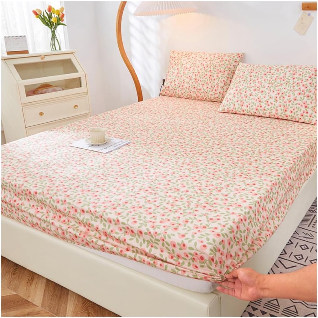 Queen Size Fitted Sheet Only Jersey Knit Cozy T Shirt Like