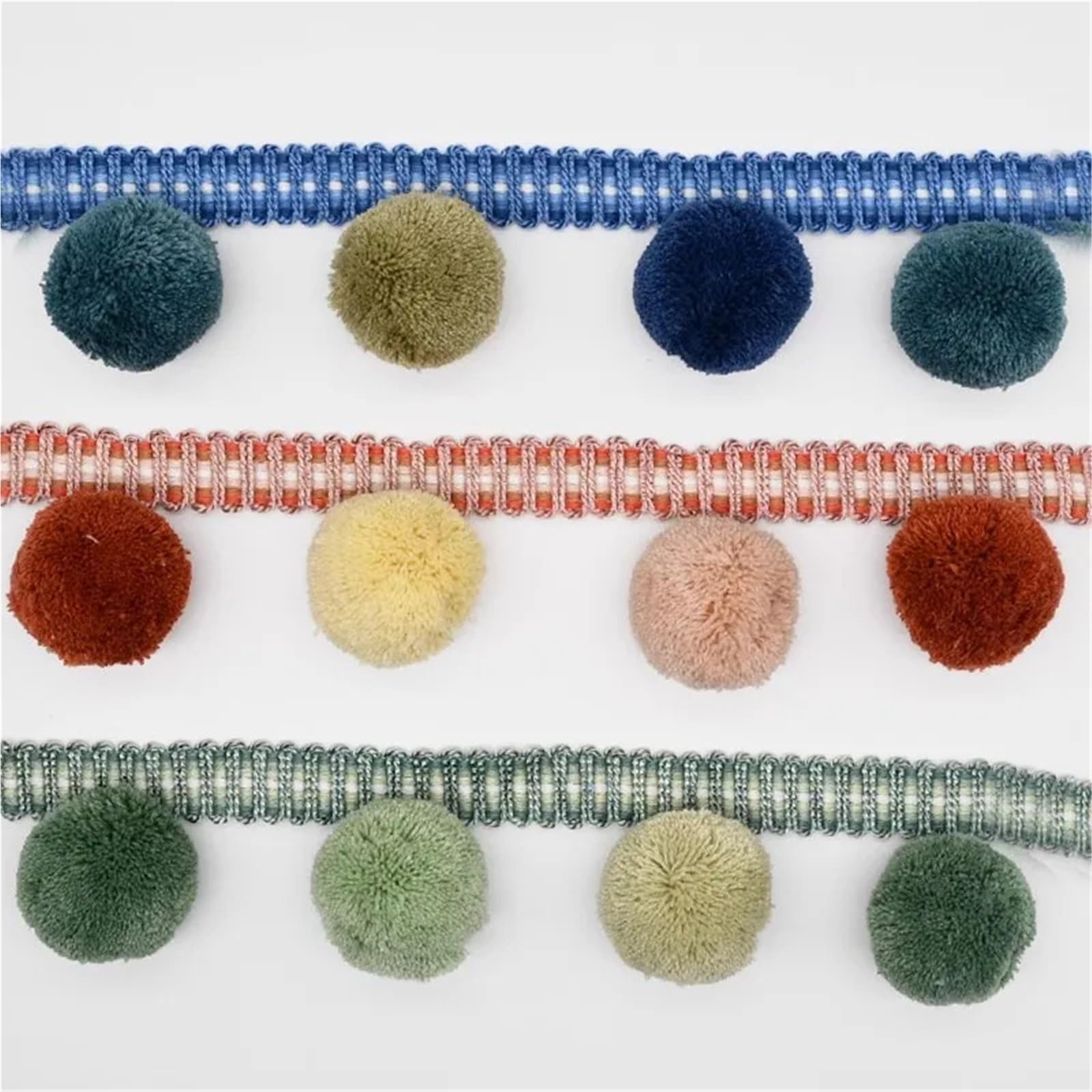 Pompon-Zierband 3 Yard Pompon-Quastenfransenbesatz