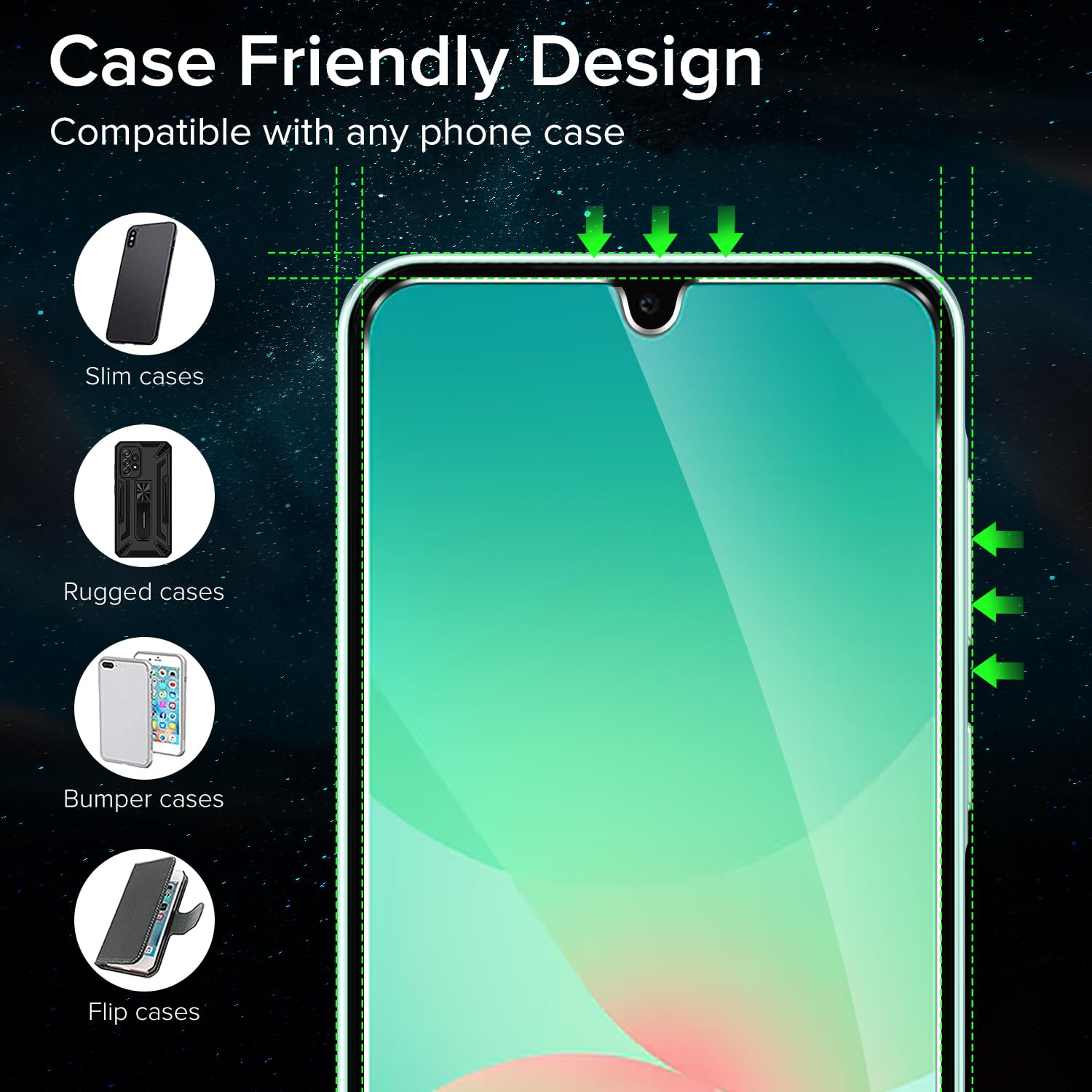 iVoler Pellicola Vetro Temperato per Samsung Galaxy A26 5G, con Strumenti di Installazione, Pellicola Protettiva Anti Graffio, Durezza 9H, HD Trasparente, Senza Bolle, 2 Pezzi
