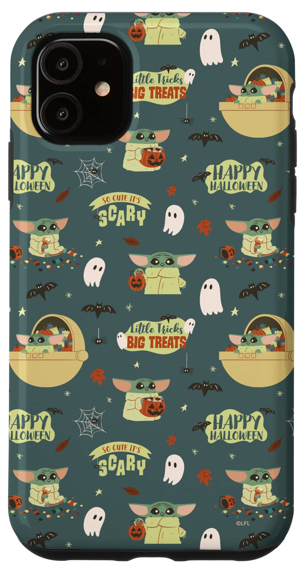 Coque iPhone 11 Star Wars Grogu Halloween cadeau idéal pour fans - 4