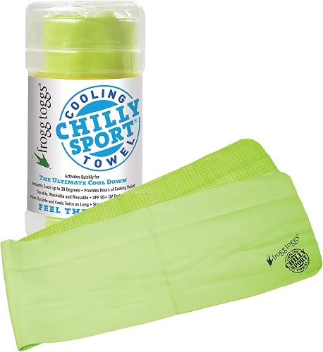 FROGG CSD105 yoga-towel, HiVis Green