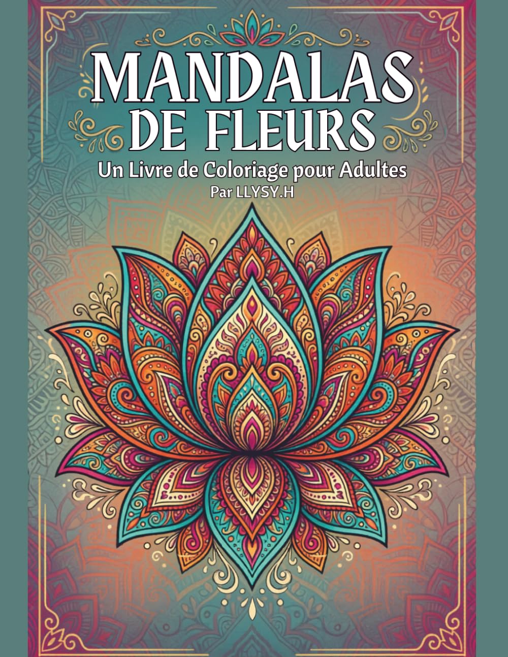 Coloriage Mandala Fleurs : 50 Magnifiques Dessins de Fleurs avec Motifs Mandalas pour Adultes: Livre de Coloriage Anti-Stress pour la Détente et la ... cm | 50 Illustrations Uniques et Détaillées