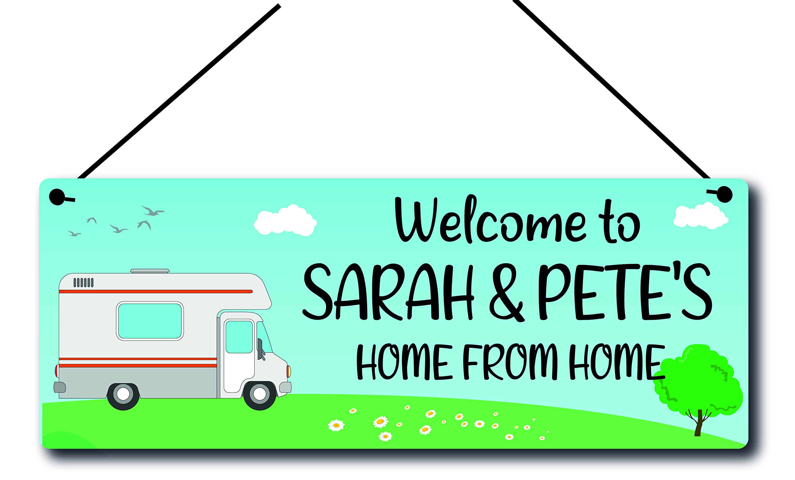 Maggie-mais Personalised Motorhome Sign Plaque Gifts,