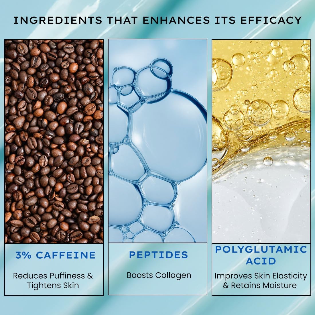 Hy-phen Ice Dunk Instant Cooling Face Mask with 31% Skin Cooling Actives | 3% Caffeine - Instant Depuff, Tightening & Pore Reduction | Collagen Boost Cryo Therapy Face Pack For Glowing Skin - 50 gm
