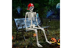 5 Ft Life Size Skeletons for Halloween Decorations