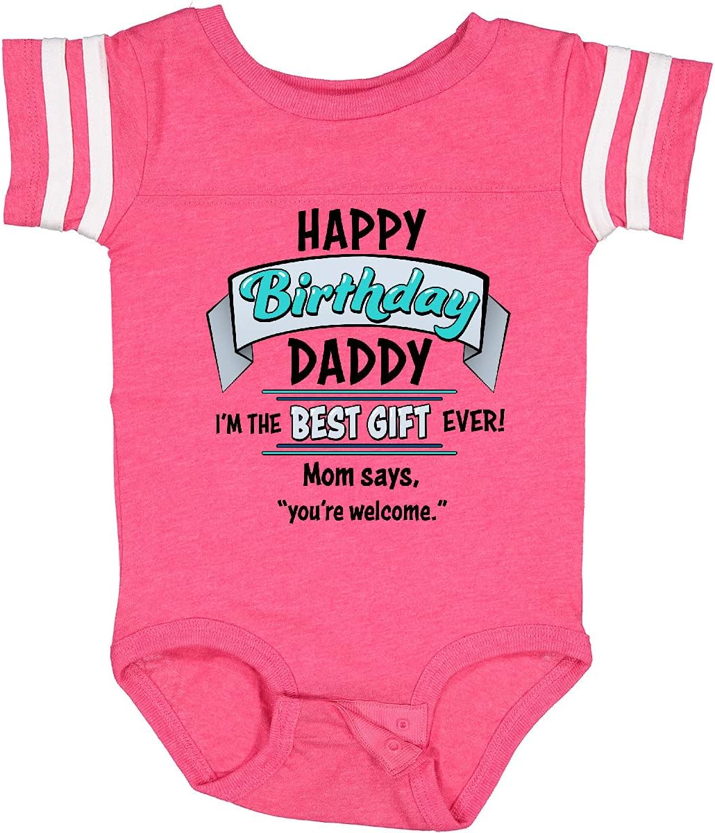 inktastic Happy Birthday, Blue Baby Bodysuit