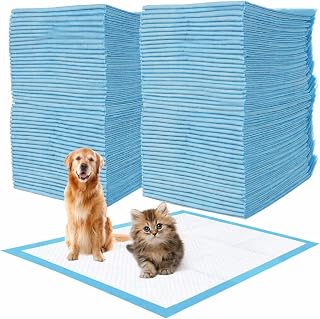 Valle Verde 200 Stück Trainingsunterlagen für Hunde Welpen 60 x 60 cm Einweg-Hundepads Hygieneunterlagen für Haustiere Katzen Trainingspads - 5-lagig, Auslaufsicher & Saugfähig