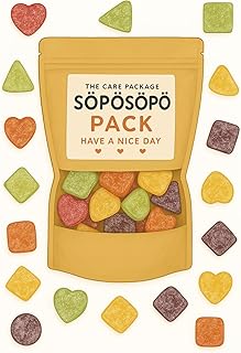 SÖPÖSÖPÖ Scandinavian Treat Pack – Ässä Fruit Wine Gums – 150g Nordic Candy Bag – Fruity Vegan Gummies – Chewy & Colorful soposopo pack