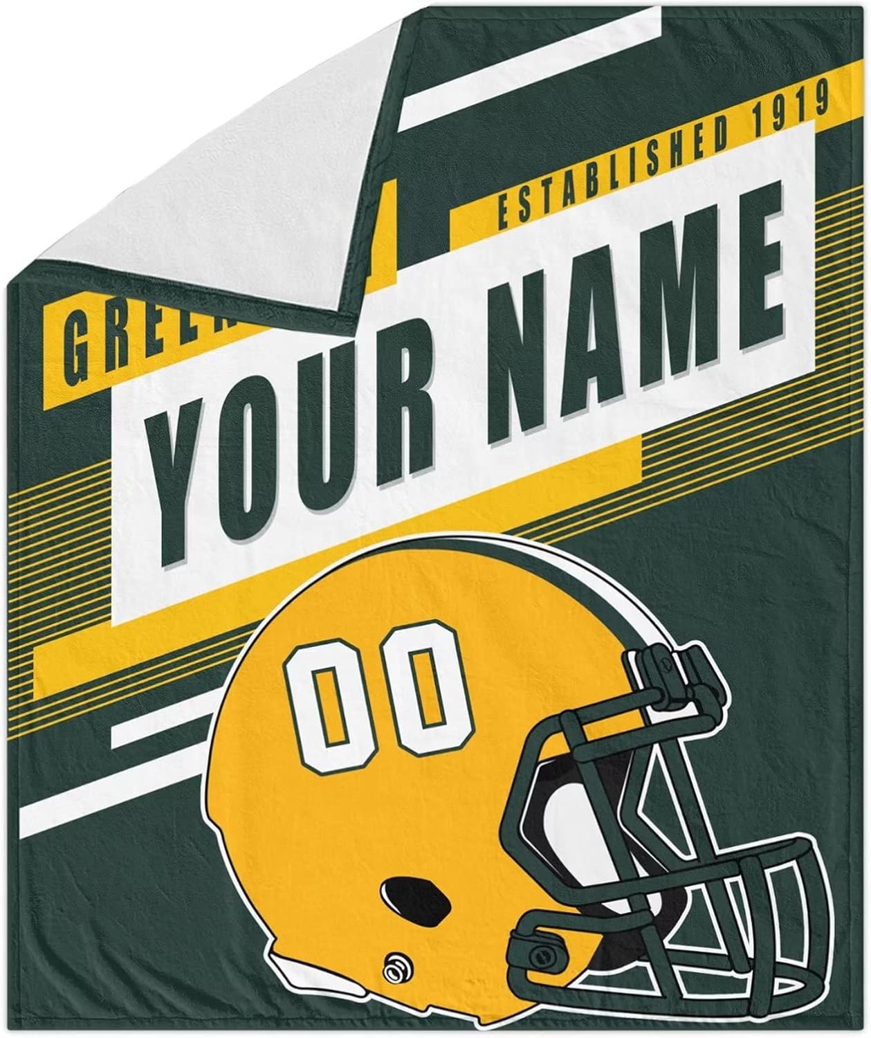 Custom City Throw Blanket Personalized Custom Any Name and Number for Men Women Youth Gifts