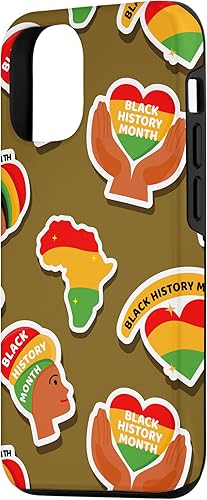 Miniatura 2 de iPhone 14 Pro Black History Month Peace African Pride Pattern Case
