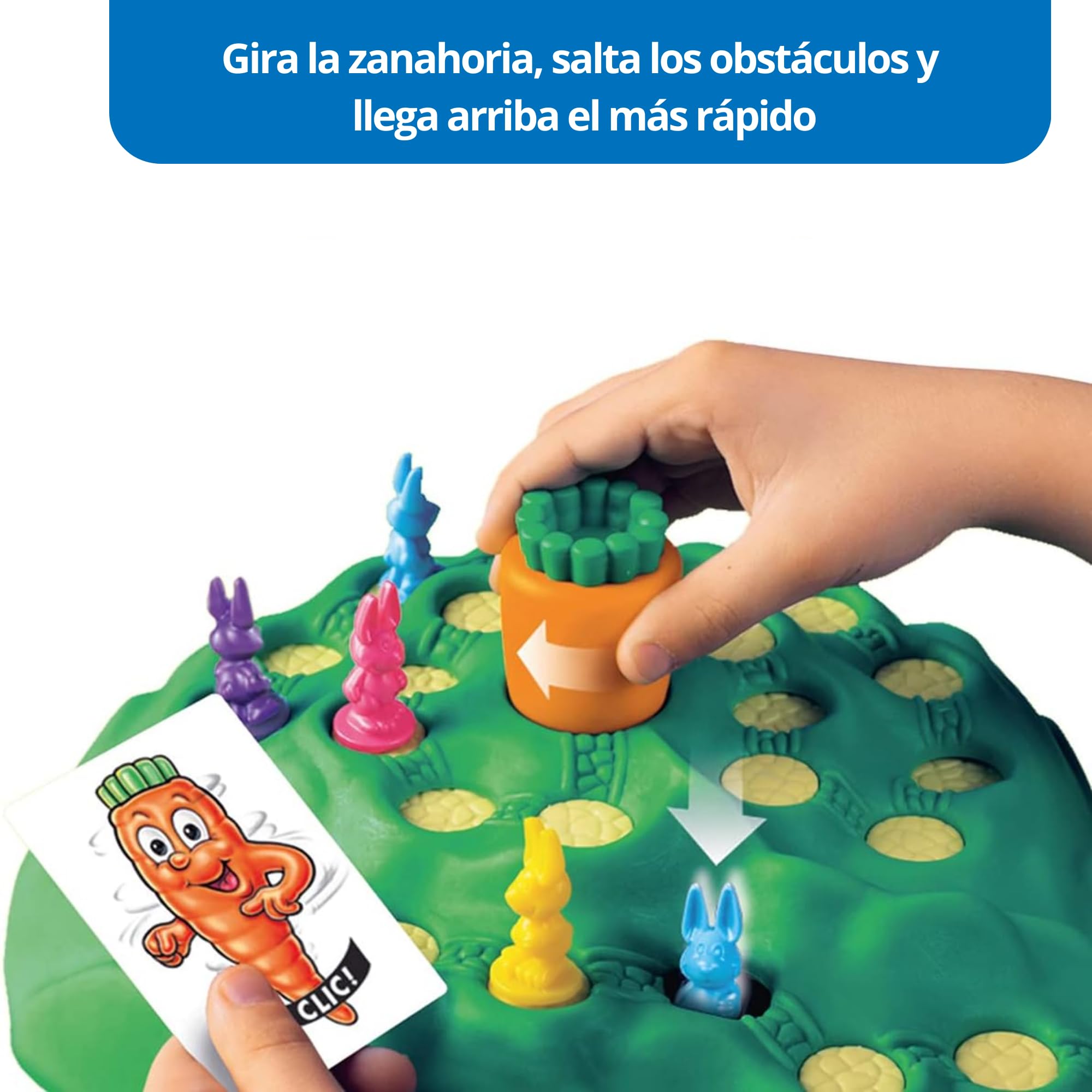 Ravensburger - Funny Bunny, Juegos De Mesa Niños 4 Años, Juguetes niños 4 años, Juegos De Mesa Niños, Juegos para niños, Regalos para Niños, Versión Español