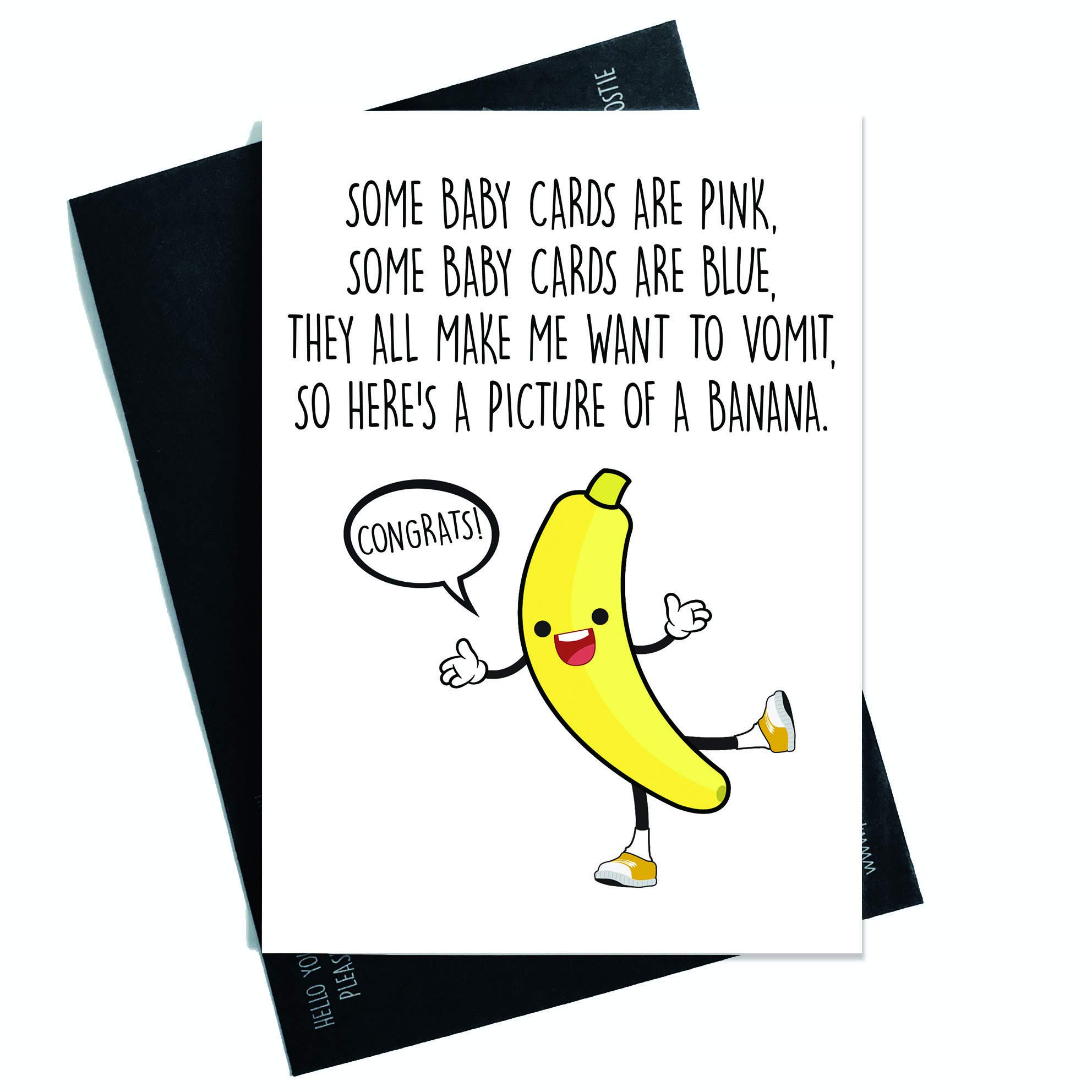 Congratulations Card Pregnancy Card New Baby Card Funny Card Joke Card Baby Shower Novelty Cards Pregnant Friend Co Worker PC165