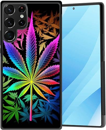 BFUKVOU Funda para Galaxy S23 Ultra, policarbonato duro+TPU suave, antideslizante, ultra fina, funda protectora a prueba de golpes para Samsung