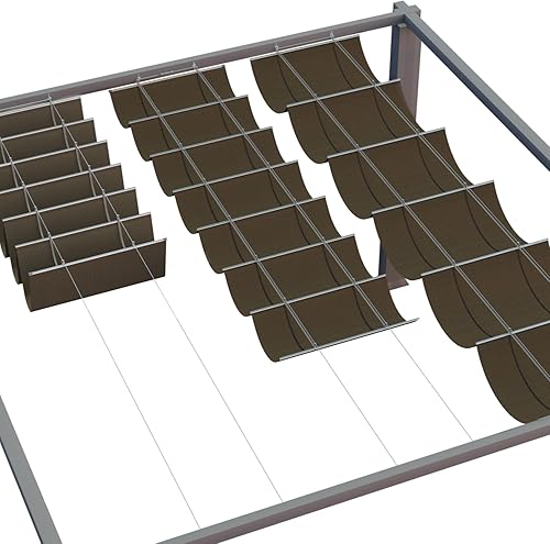Miniatura 6 de SunnyRoyal Toldo retráctil para pérgola de 7 x 14 pies, toldo de repuesto con herrajes para patio, porche, jardín, al aire libre