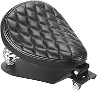 Vista 18 de LKV Asiento individual para motocicleta de 13.38" con kit de montaje de base de asiento personalizado para Harley Davidson Sportster XL 1200 883