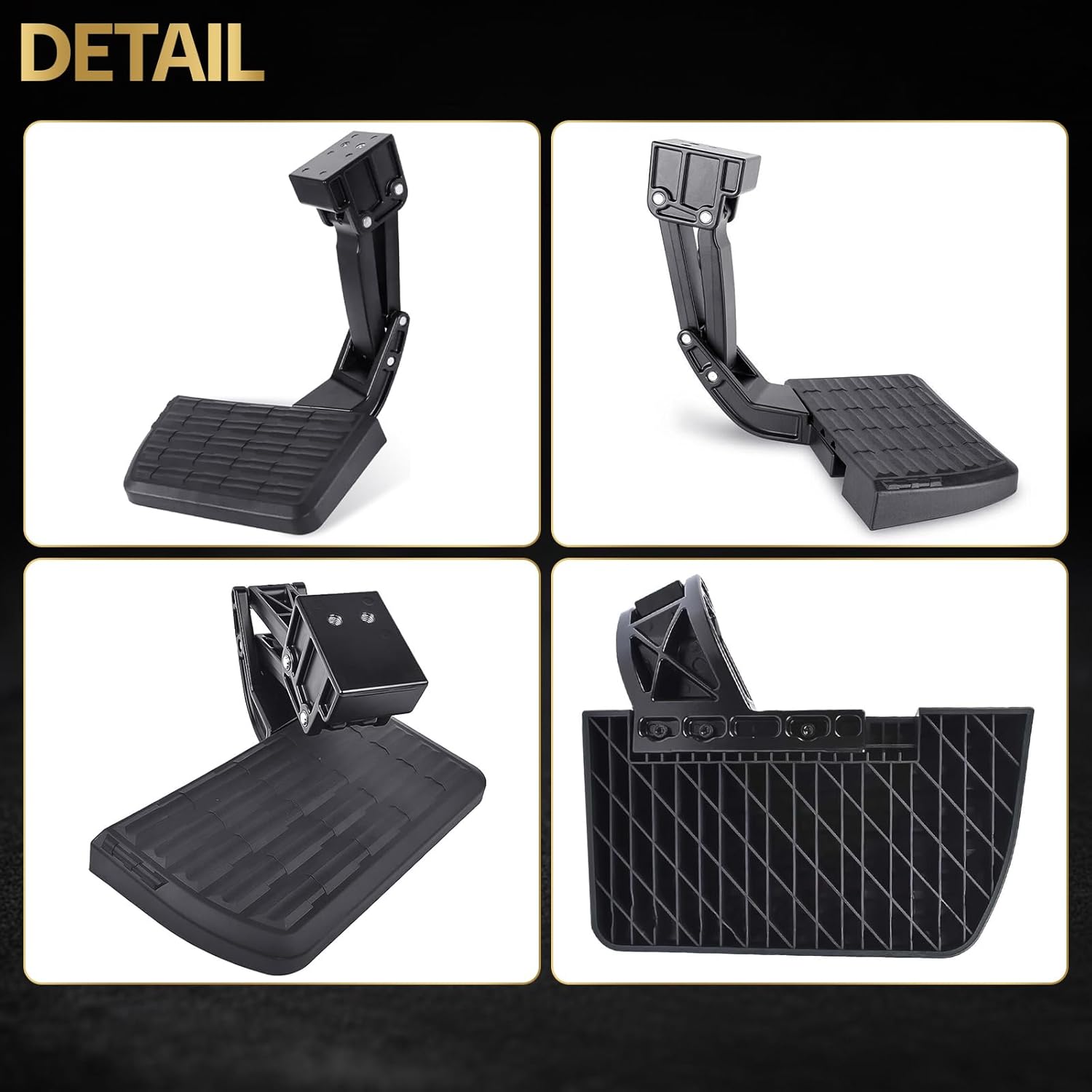 PTS30-34000 Rear Bed Step Tailgate Bedstep Fits for Tundra 2022-2025, Folding Truck Step Retractable Bumper Tailgate Step