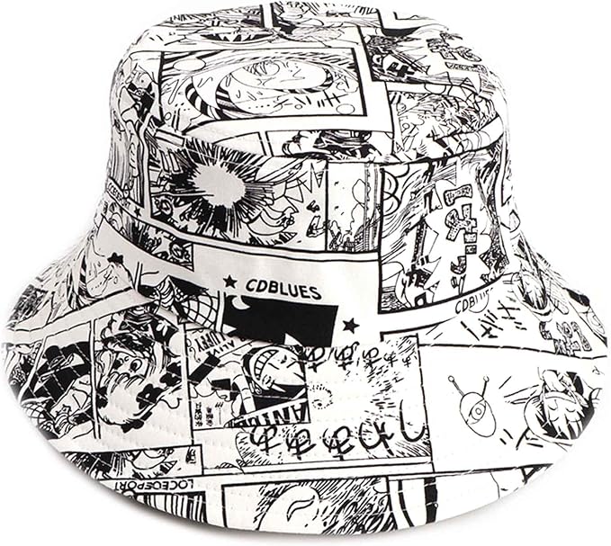 ALTcompluser Anime One Piece Bucket Hat Uomo Donna, Cappello da Pesca  Cappello da pescatore Cappello da pescatore per Escursionismo Campeggio  Viaggio Pesca, bianco, Medium : Amazon.it: Abbigliamento