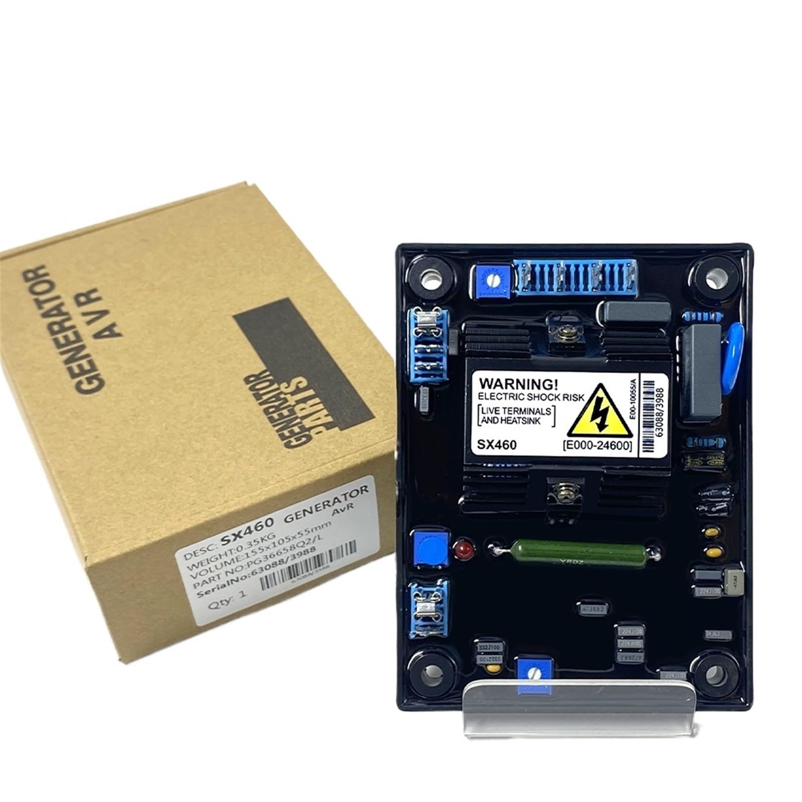 0P7BR328B 1pcs SX460 AVR Generator Automatic Voltage Regulator Stabilizer Diesel Electric Engine Control Board