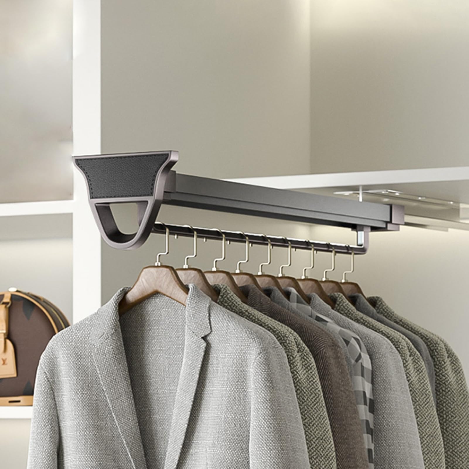 Pied de placard extensible réglable LWX support pour garde-robe coulissante