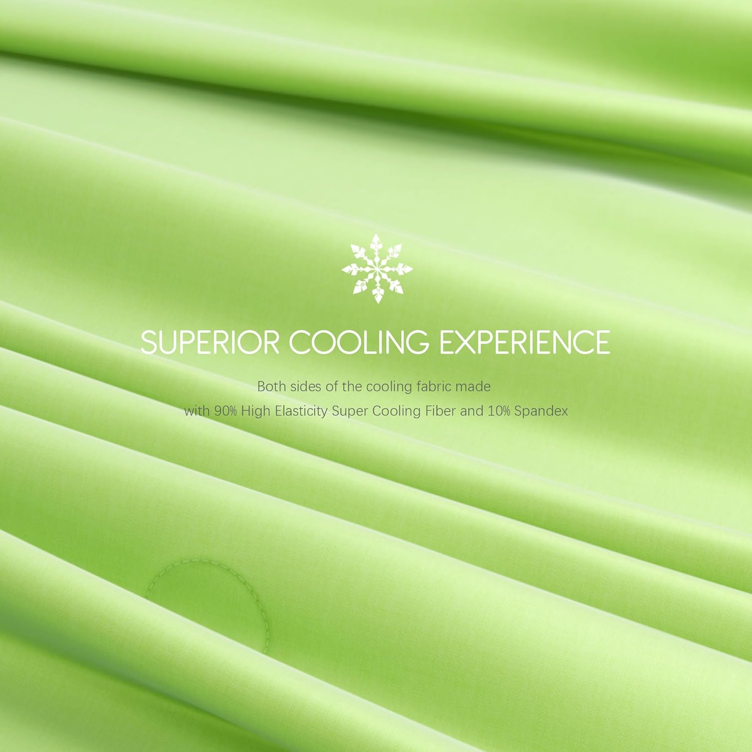 Sheal Cooling Comforter Queen Size 80'' x 90'', Q-Max Rating of >0.4, Double-Sided Cool Tech Comforter & Colors, All-Season Lightweight Blanket to Quickly Cool Down, Green Pink