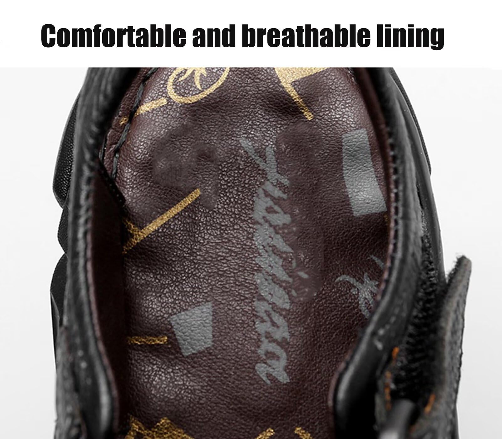 HNVAVQ Sandalias cuero de verano para hombre Sandalias deportivo transpirable de senderismo al aire libre cómodas