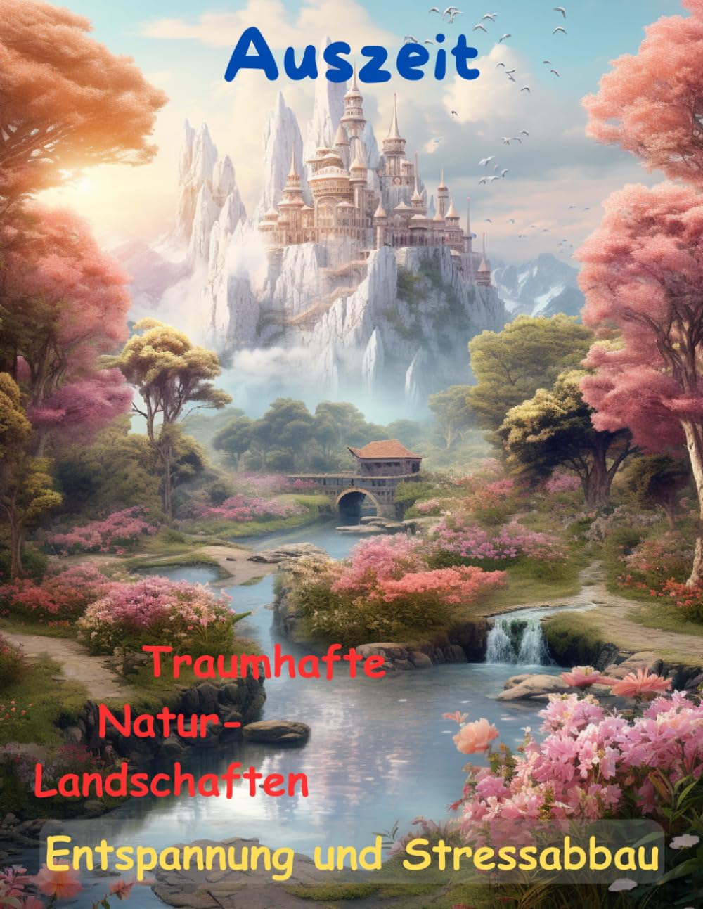 AUSZEIT traumhafte Natur-Landschaften -Malbuch für Erwachsene -50 atemberaubende Motive: -Entspannung und Stressabbau -nimm dir ZEIT, für DICH -Ausmalbilder Landschaften