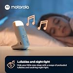 Motorola Nursery PIP15 Moniteur Audio Baby, Chambre Double HD Moniteur pour nourrissons avec lumière du jour, 1500 Ft. Range, conversation à deux voies, comprend l'unité parentale, 2 Moniteurs
