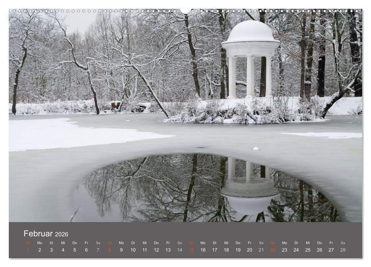Leipzig - Parks und Landschaften (hochwertiger Premium Wandkalender 2026 DIN A2 quer), Kunstdruck in Hochglanz: Die wunderschönen Parks und Landschaften von Leipzig. (CALVENDO Orte)