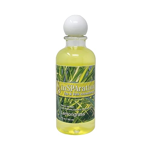 inSPAration Aromaterapia para spa y baño 100LDX (9 oz) InSPAration Aromatherapy-Lemongrass Liquid, amarillo