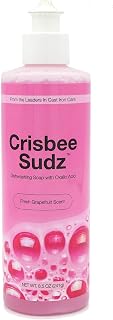 Crisbee Sudz® - Cast Iron and Carbon Steel Soap with Oxalic Acid to fight rust-Neutralizes Odors - Low Foaming Formula - From the Leaders in Cast Iron & Carbon Steel Maintenance
