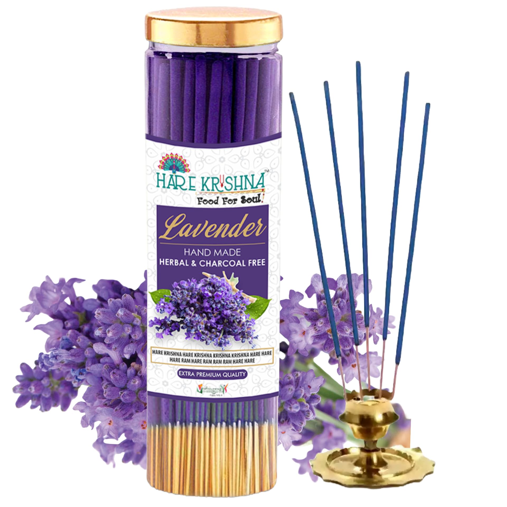 Lavender Agarbatti Sticks,Home Fragrance Incense Sticks,Natural Agarbatti for Home, Temple,Shops etc, Charocoal & Chemical Free Agarbatti 200gm (Pack of 1)-picture-13